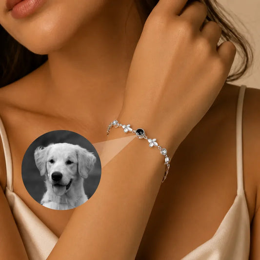 Forever Bloom Photo Bracelet