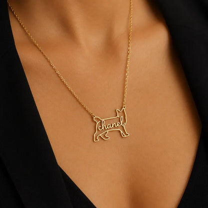 Best Friend's Silhouette Necklace