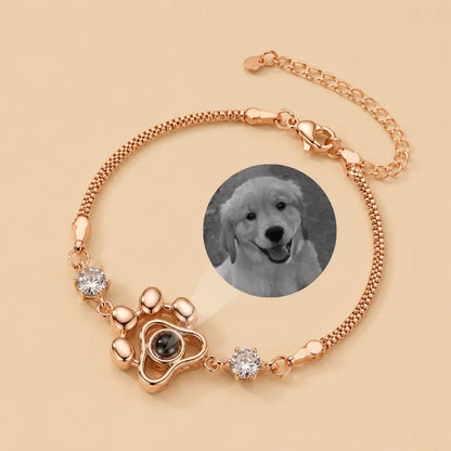 Pawprints Forever Photo Bracelet