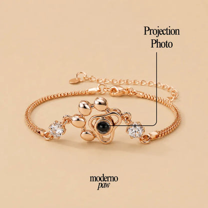 Pawprints Forever Photo Bracelet
