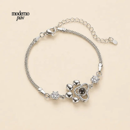Pawprints Forever Photo Bracelet