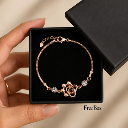 Pawprints Forever Photo Bracelet