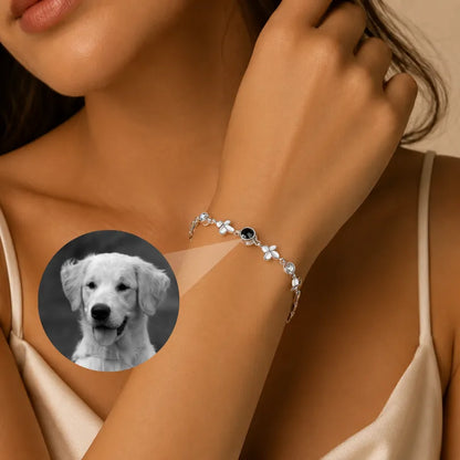 Forever Bloom Photo Bracelet
