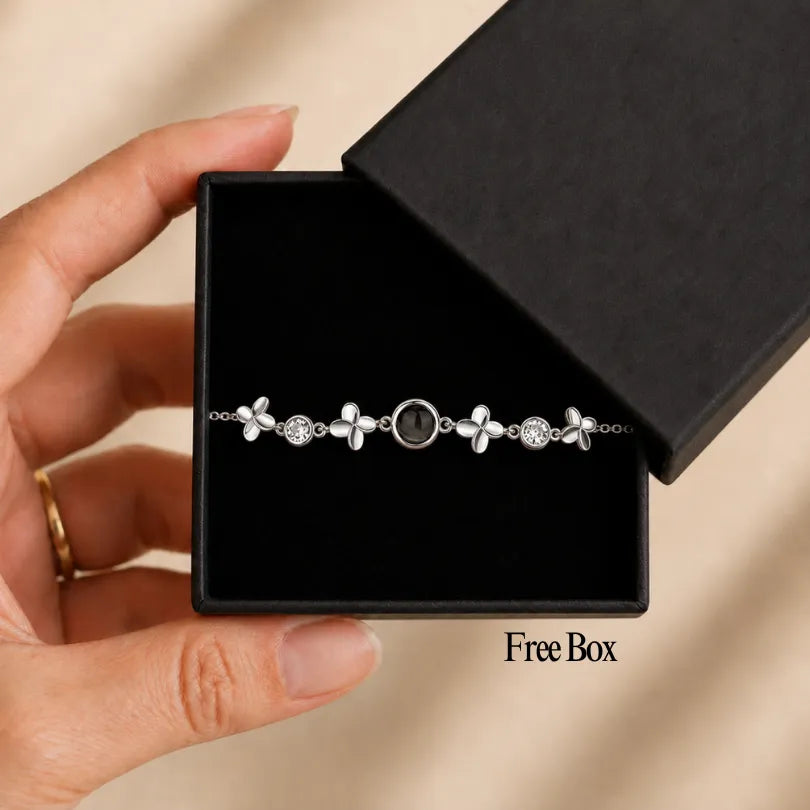 Forever Bloom Photo Bracelet