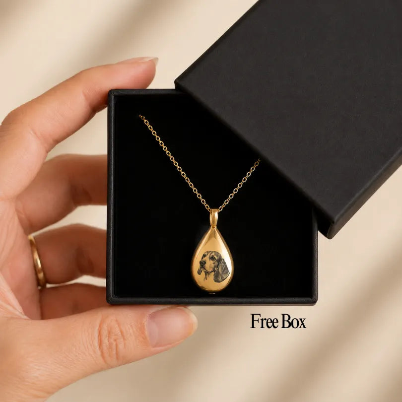 Teardrop Urn Memorial Necklace