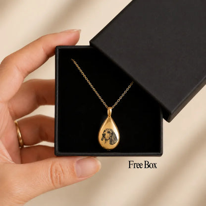 Teardrop Urn Memorial Necklace